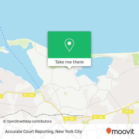 Accurate Court Reporting map