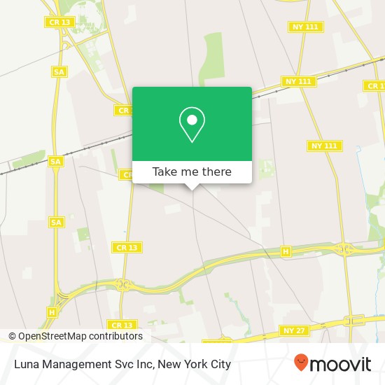 Luna Management Svc Inc map