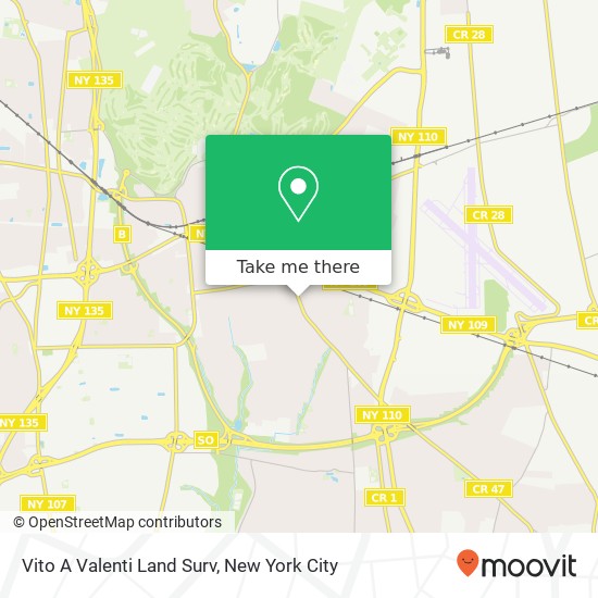 Mapa de Vito A Valenti Land Surv
