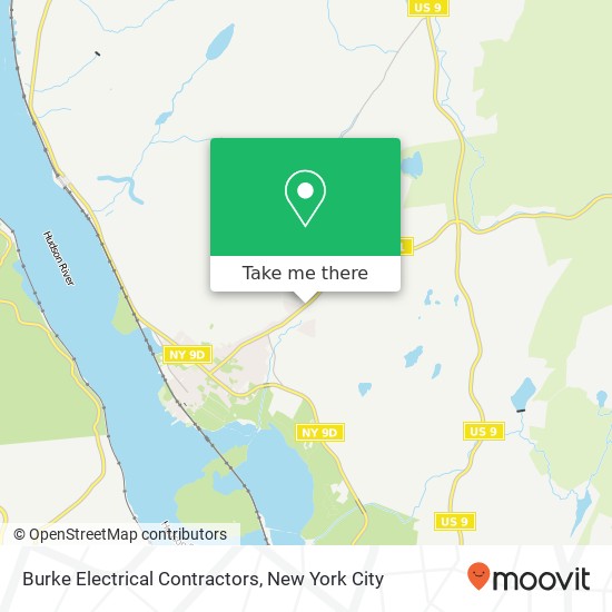 Burke Electrical Contractors map