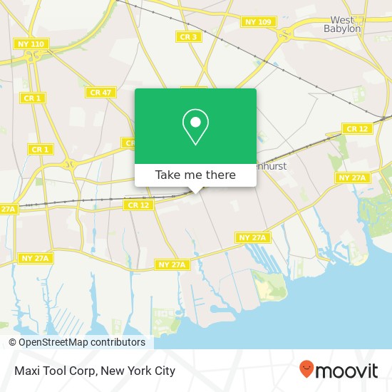 Maxi Tool Corp map