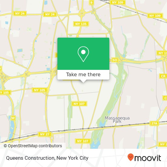 Queens Construction map