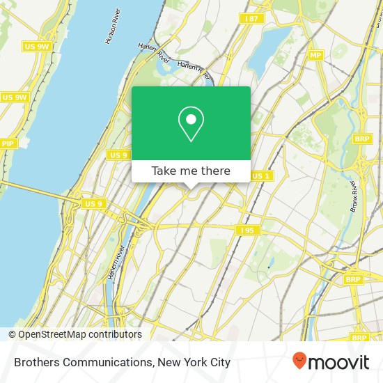 Mapa de Brothers Communications