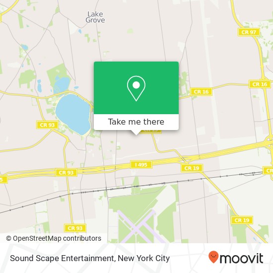 Mapa de Sound Scape Entertainment