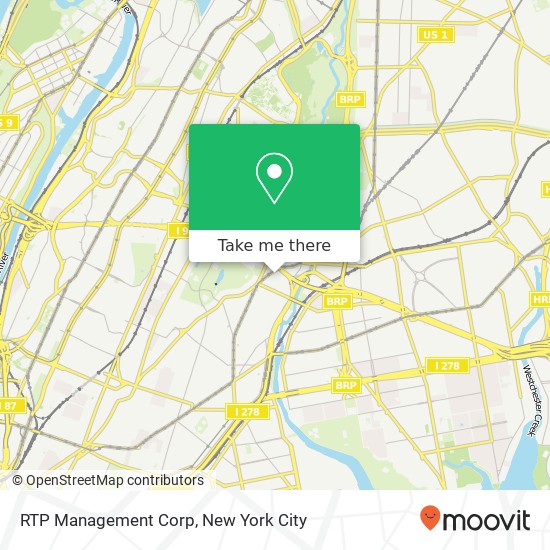 RTP Management Corp map