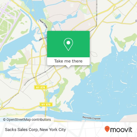 Mapa de Sacks Sales Corp