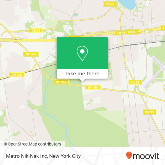 Mapa de Metro Nik-Nak Inc