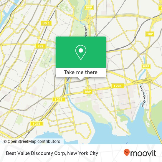 Best Value Discounty Corp map