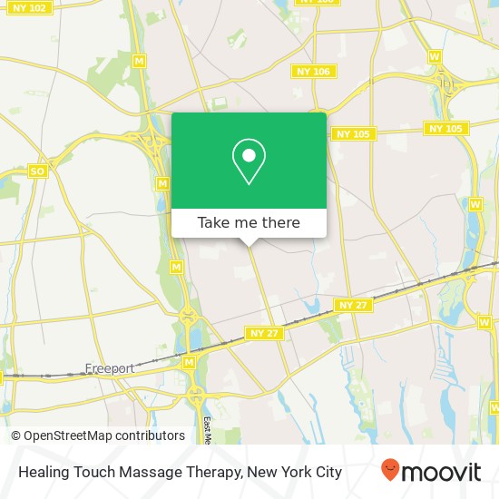 Healing Touch Massage Therapy map