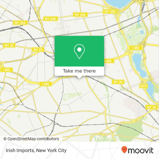 Irish Imports map
