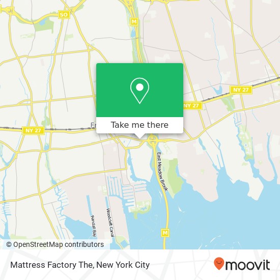 Mapa de Mattress Factory The