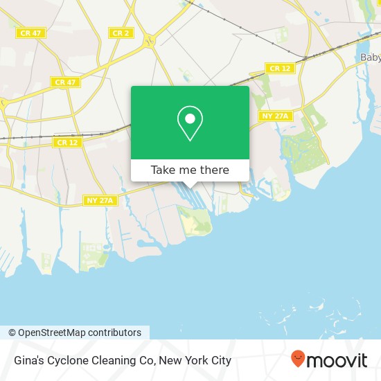 Mapa de Gina's Cyclone Cleaning Co
