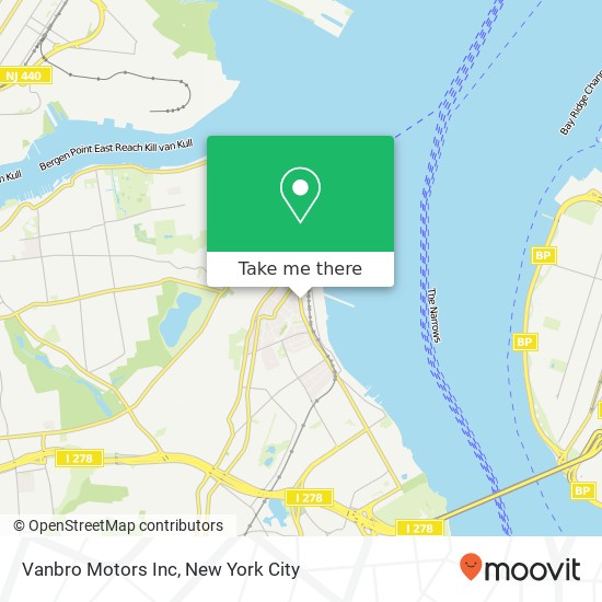 Vanbro Motors Inc map