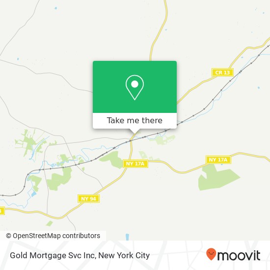 Gold Mortgage Svc Inc map