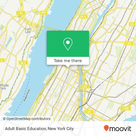 Mapa de Adult Basic Education