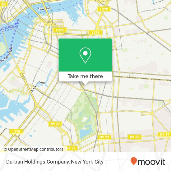 Durban Holdings Company map