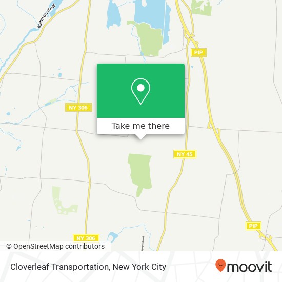 Cloverleaf Transportation map