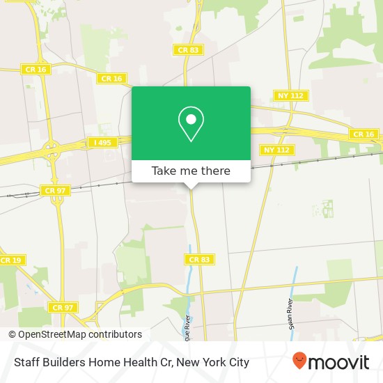 Staff Builders Home Health Cr map