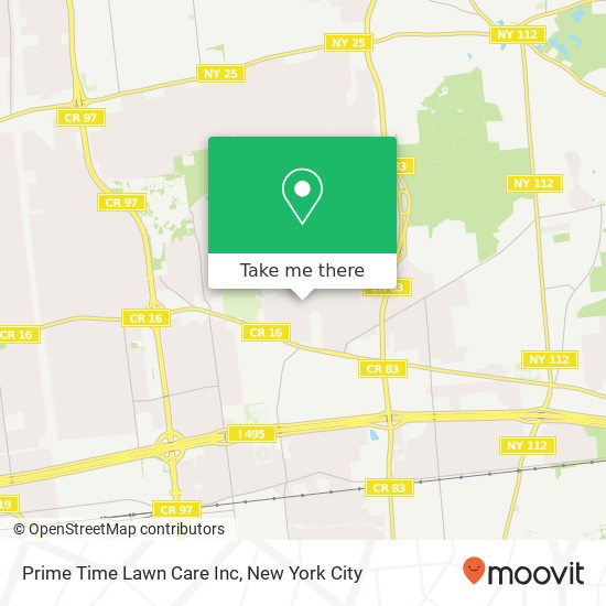 Prime Time Lawn Care Inc map