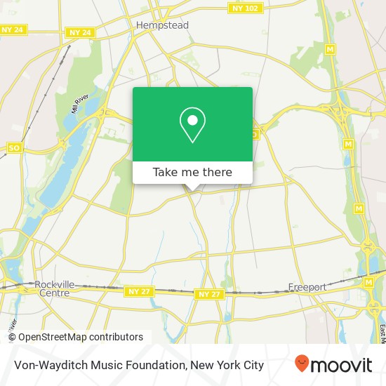 Mapa de Von-Wayditch Music Foundation