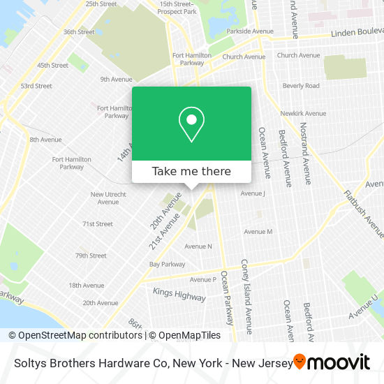 Soltys Brothers Hardware Co map