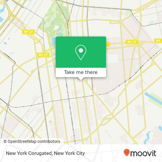 New York Corugated map