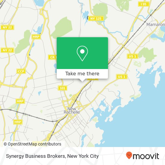 Synergy Business Brokers map