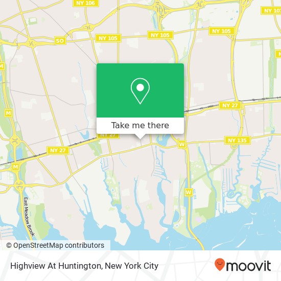 Mapa de Highview At Huntington