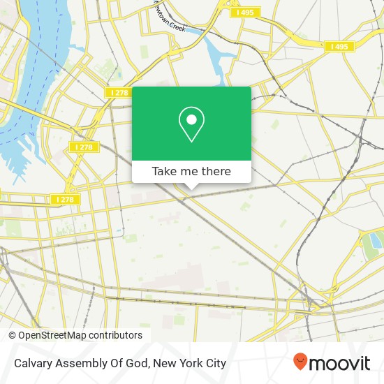 Calvary Assembly Of God map