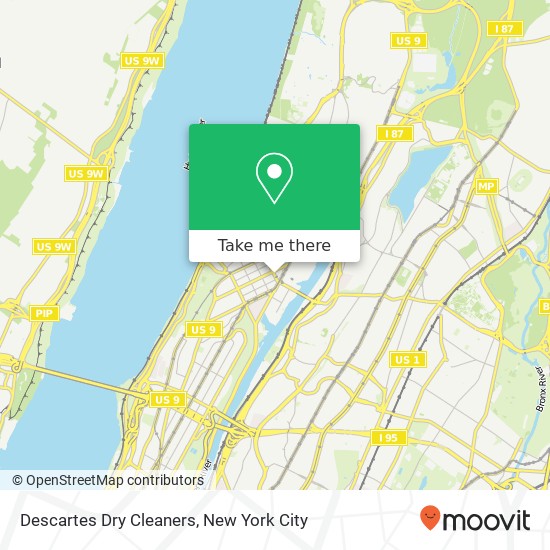Descartes Dry Cleaners map
