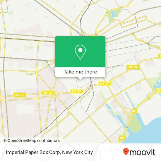 Mapa de Imperial Paper Box Corp