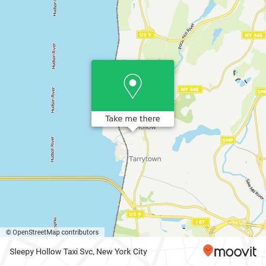 Mapa de Sleepy Hollow Taxi Svc