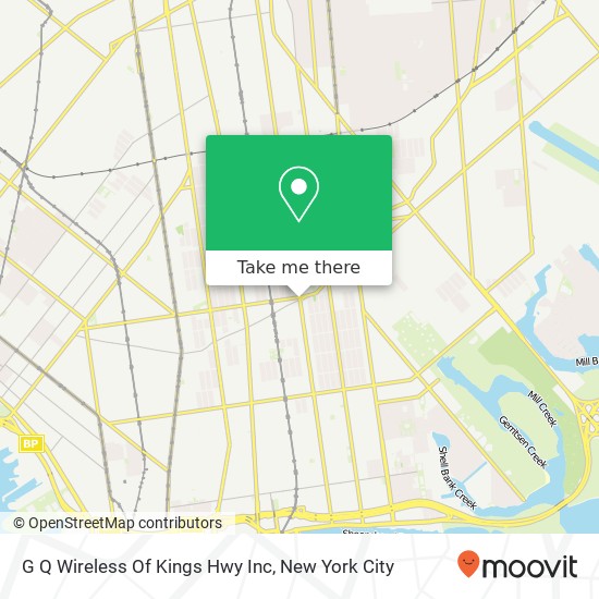 G Q Wireless Of Kings Hwy Inc map