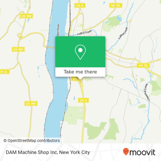 DAM Machine Shop Inc map