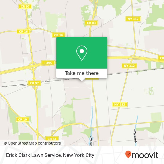 Erick Clark Lawn Service map