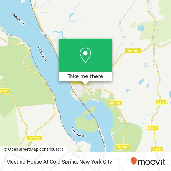 Mapa de Meeting House At Cold Spring