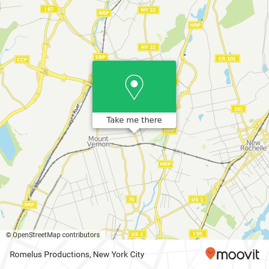 Mapa de Romelus Productions