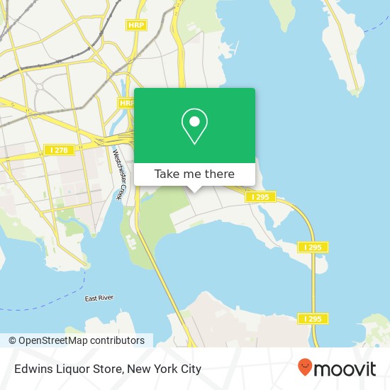 Mapa de Edwins Liquor Store