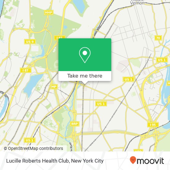 Lucille Roberts Health Club map