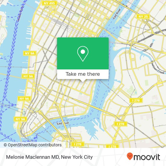 Melonie Maclennan MD map