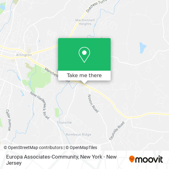 Mapa de Europa Associates-Community