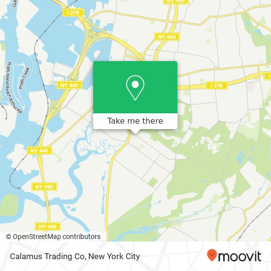 Mapa de Calamus Trading Co