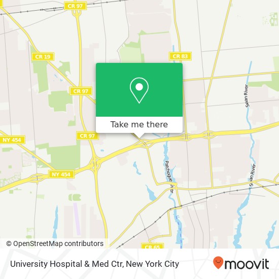 Mapa de University Hospital & Med Ctr