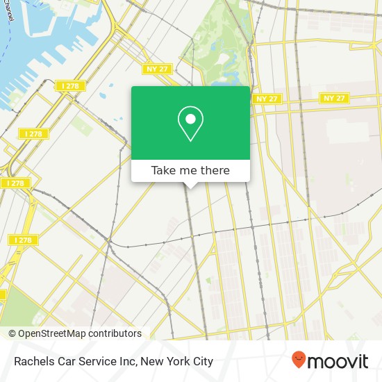 Rachels Car Service Inc map