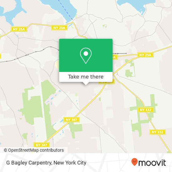 G Bagley Carpentry map