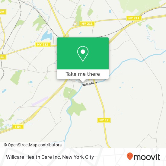 Willcare Health Care Inc map