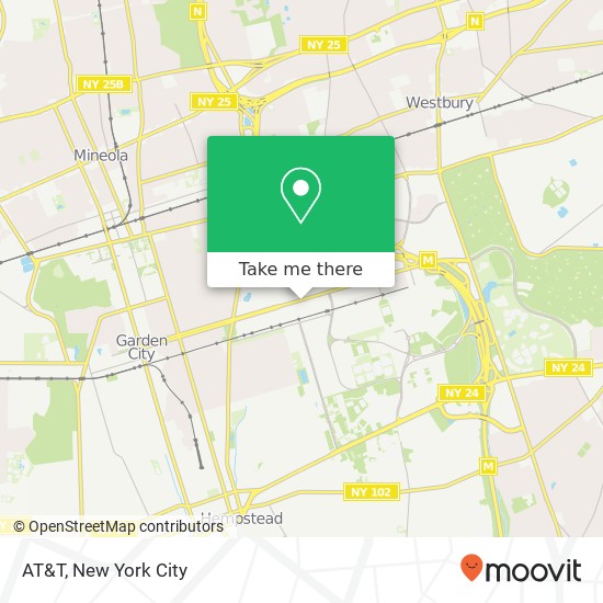 Mapa de AT&T