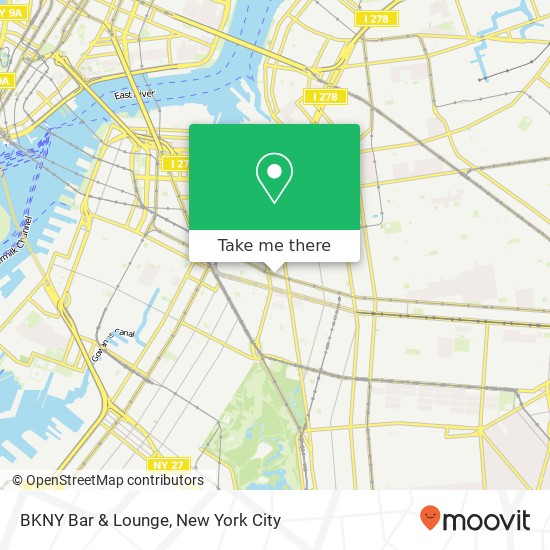 Mapa de BKNY Bar & Lounge