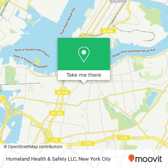 Mapa de Homeland Health & Safety LLC