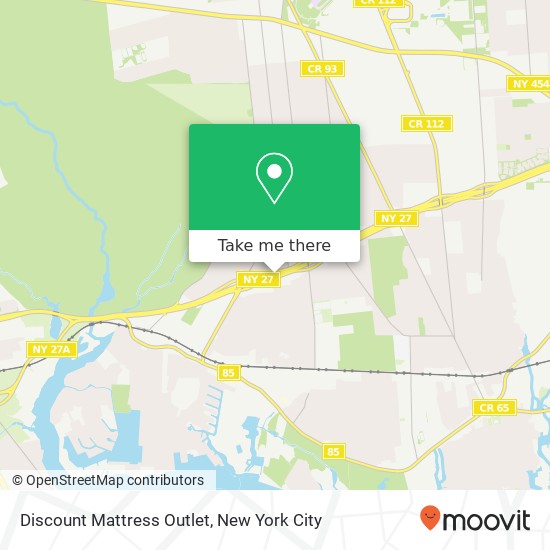 Mapa de Discount Mattress Outlet